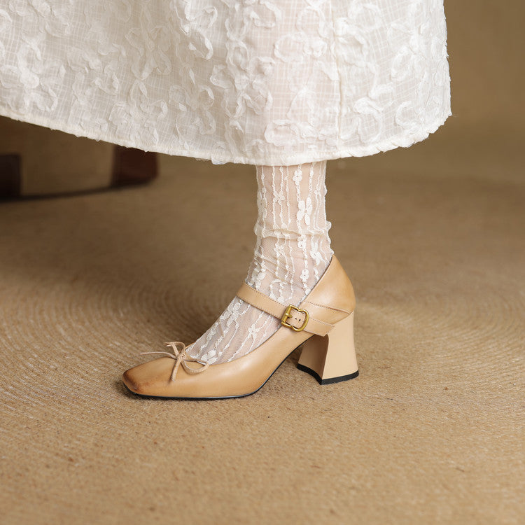 Anna-Berg | Genuine Leather Heels