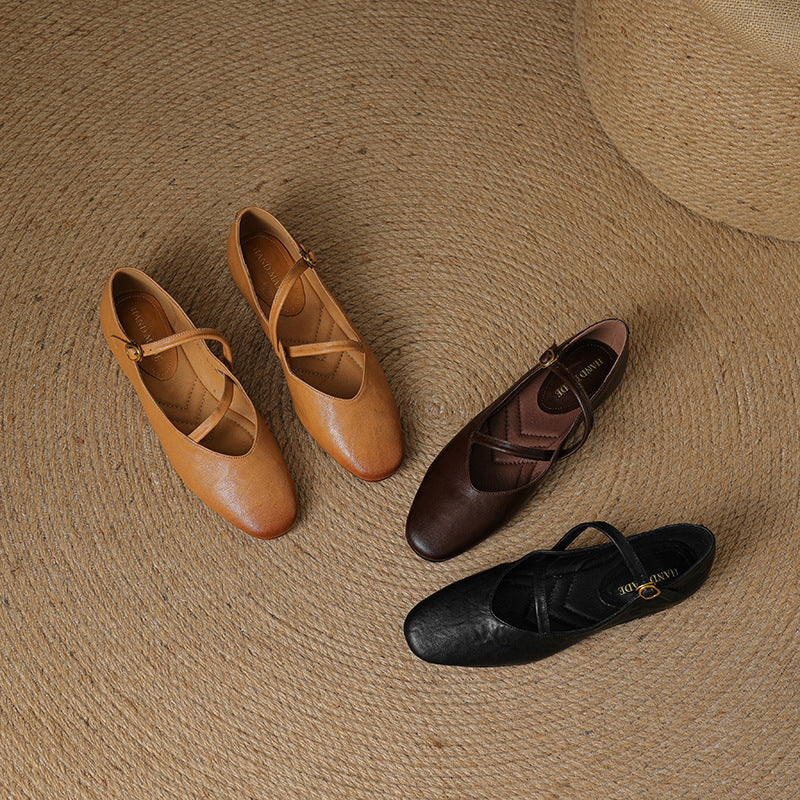 Anna-Berg | Genuine Leather Flats