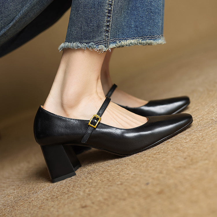 Anna-Berg | Genuine Leather Heels