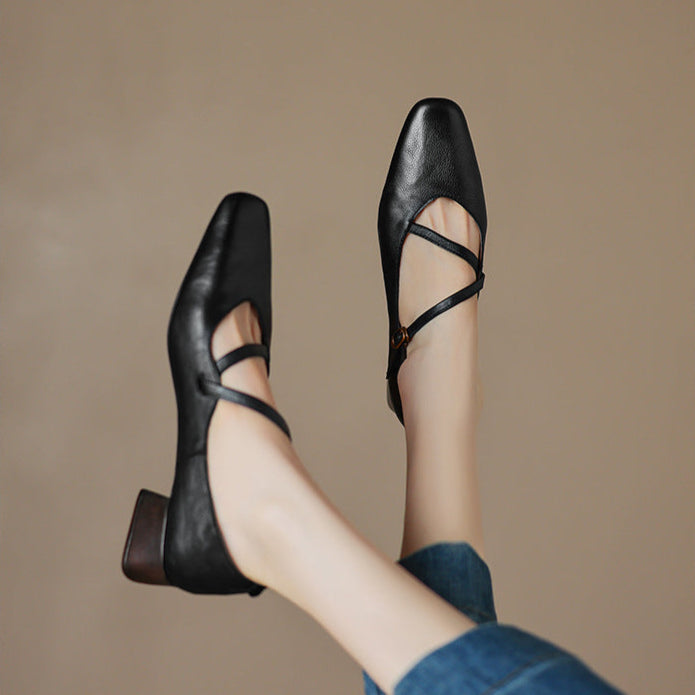 Anna-Berg | Genuine Leather Heels