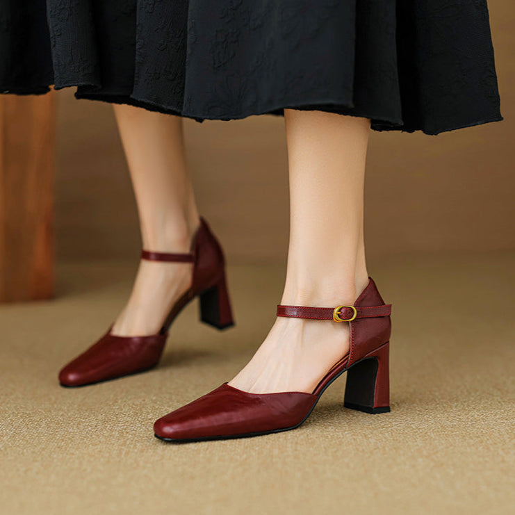 Anna-Berg | Genuine Leather Heels