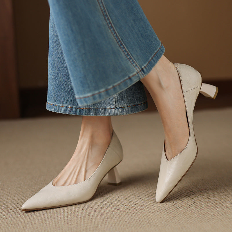 Anna-Berg | Genuine Leather Heels