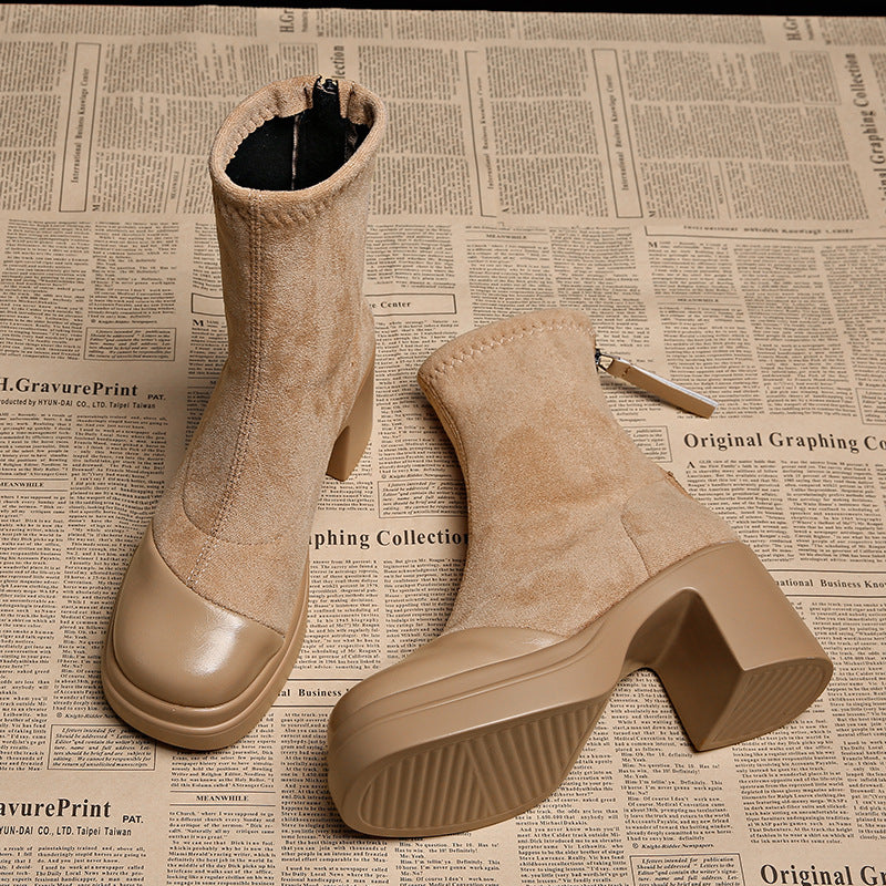 Anna-Berg | Leather Ankle Boots