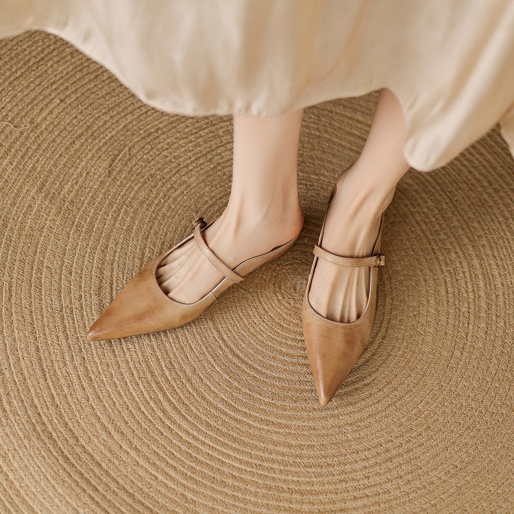 Anna-Berg | Genuine Leather Mules