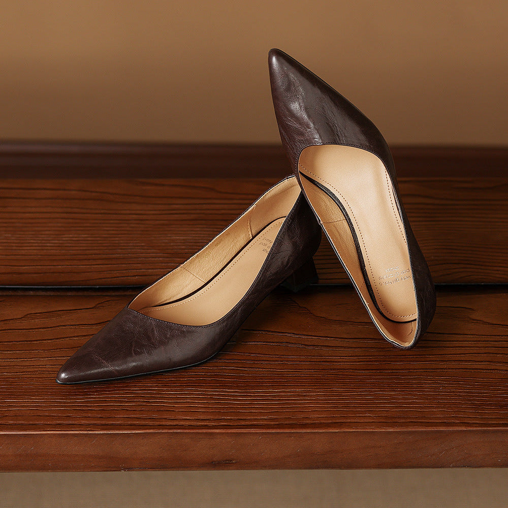 Anna-Berg | Genuine Leather Heels