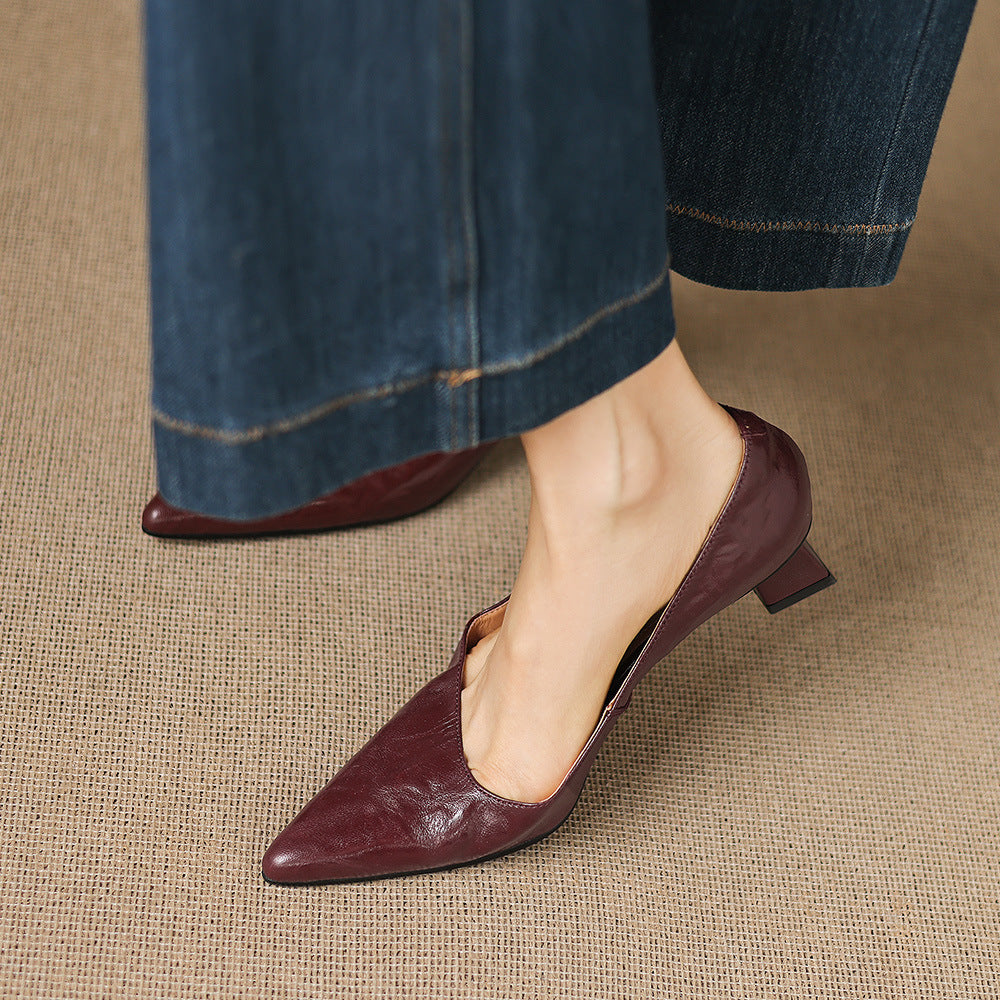 Anna-Berg | Genuine Leather Heels