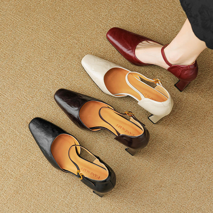Anna-Berg | Genuine Leather Heels