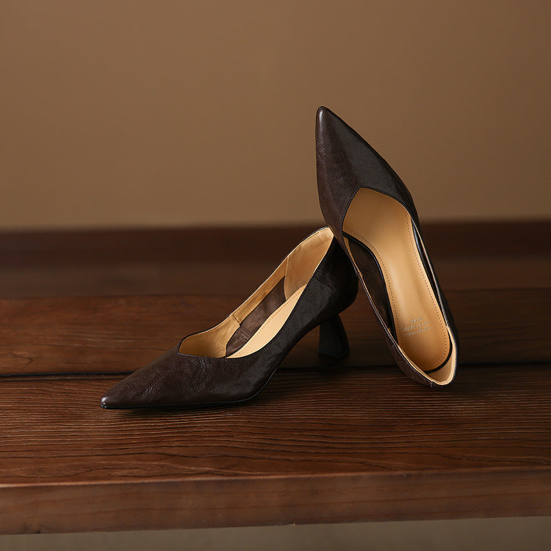 Anna-Berg | Genuine Leather Heels