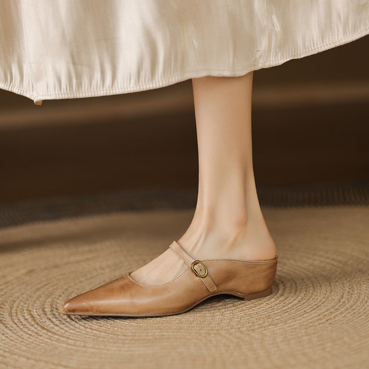Anna-Berg | Genuine Leather Mules