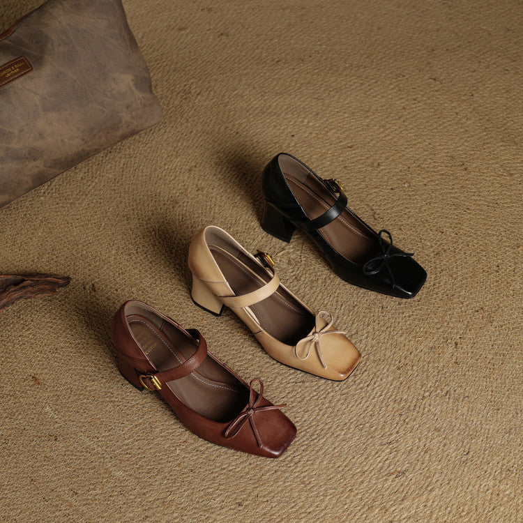 Anna-Berg | Genuine Leather Heels
