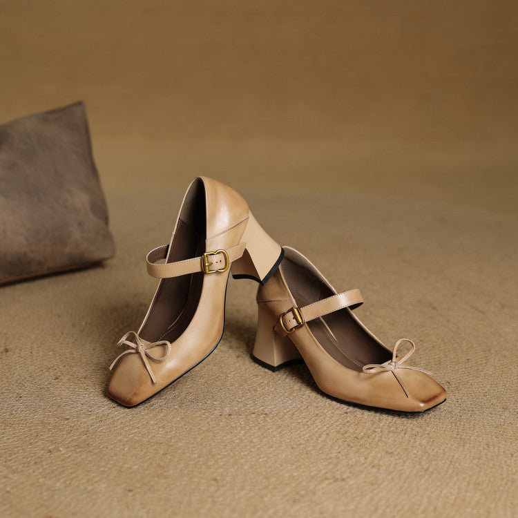 Anna-Berg | Genuine Leather Heels