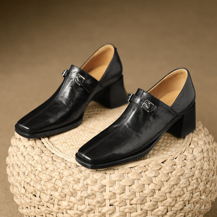 Anna-Berg | Genuine Leather Heels
