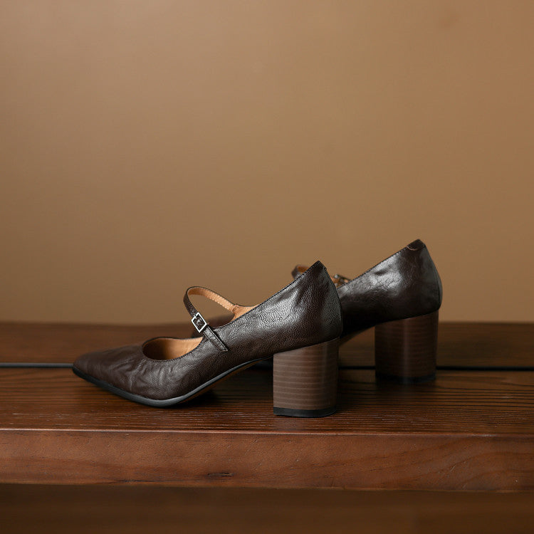 Anna-Berg | Genuine Leather Heels