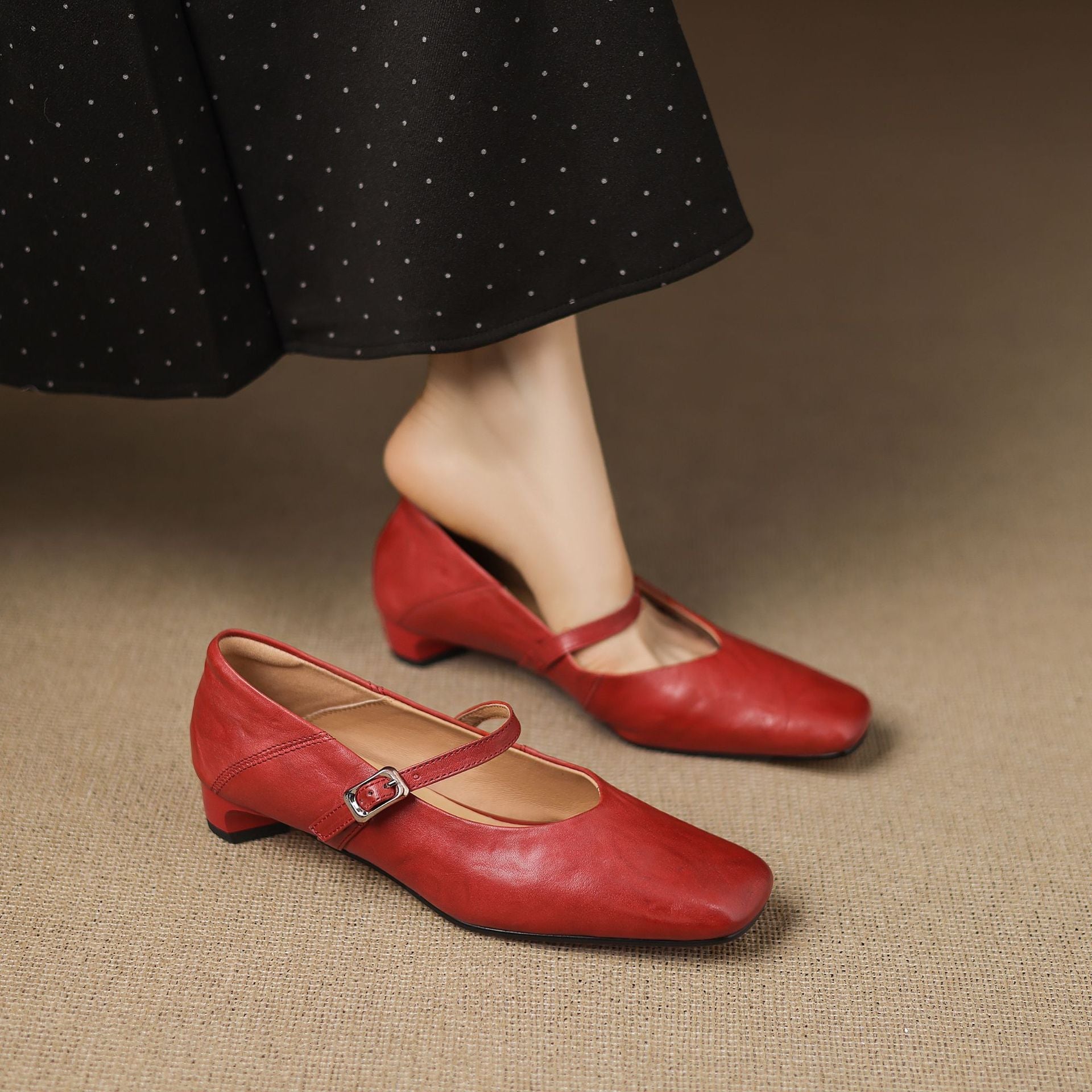 Anna-Berg | Genuine Leather Flats