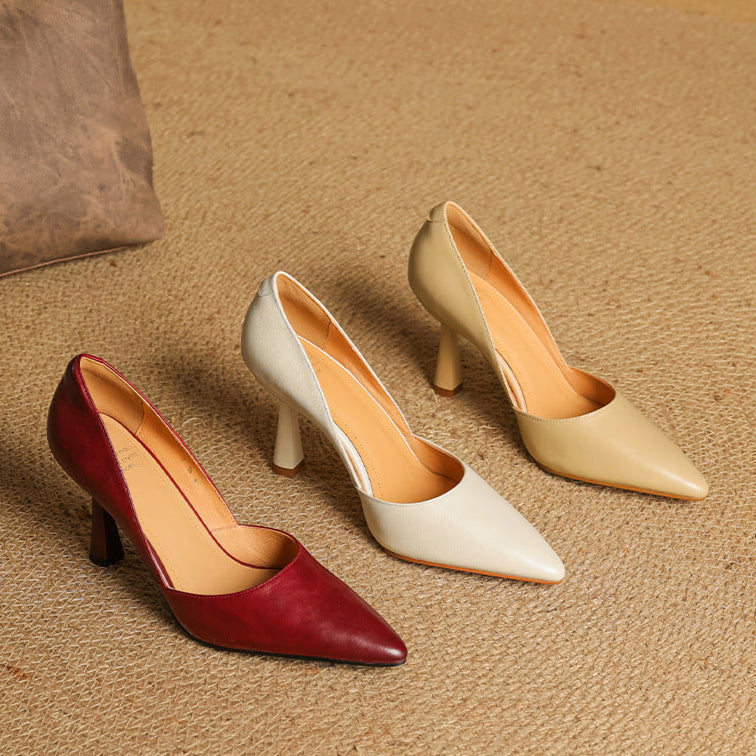 Anna-Berg | Leather Heels
