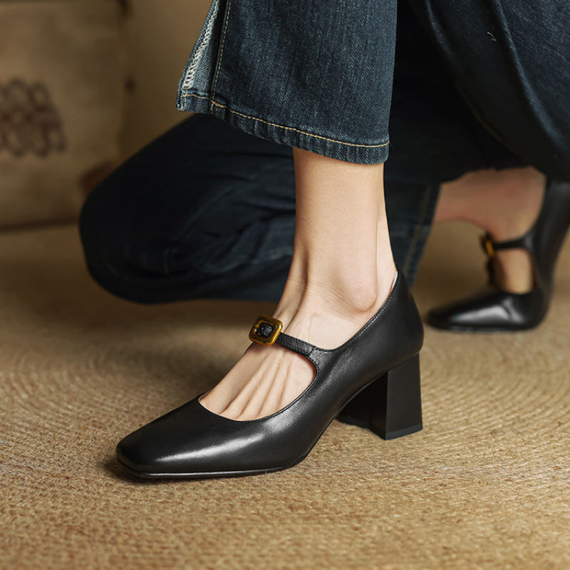 Anna-Berg | Genuine Leather Heels