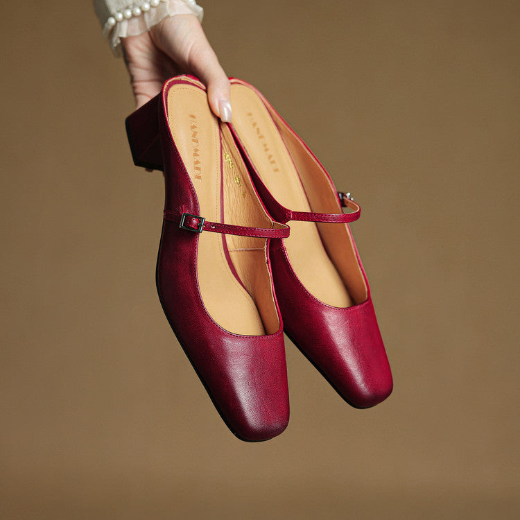 Anna-Berg | Genuine Leather Mules