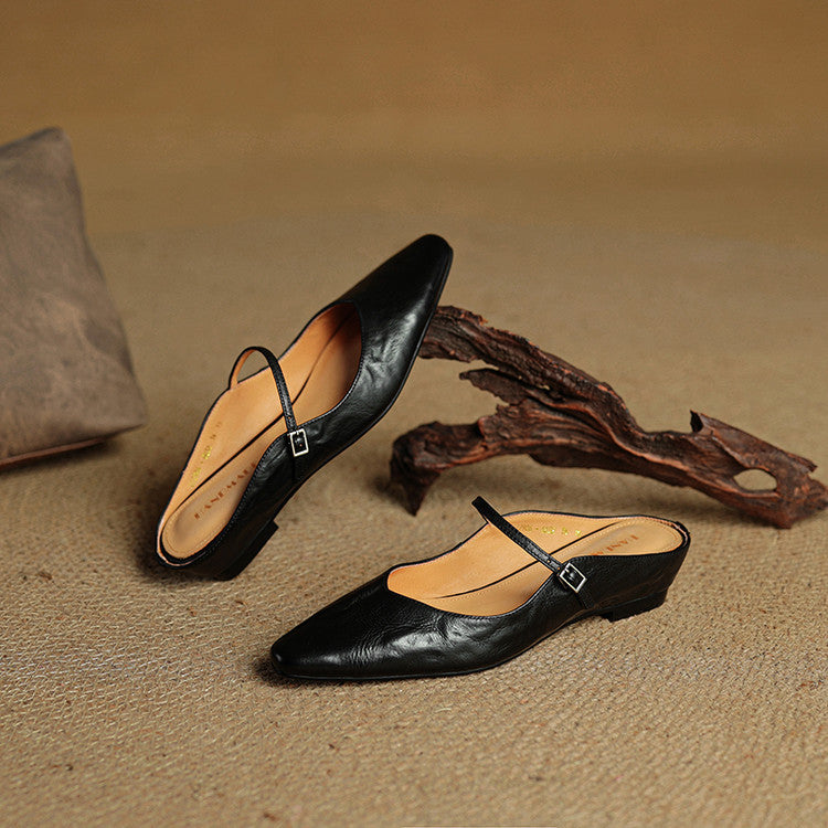 Anna-Berg | Mules + Genuine Leather
