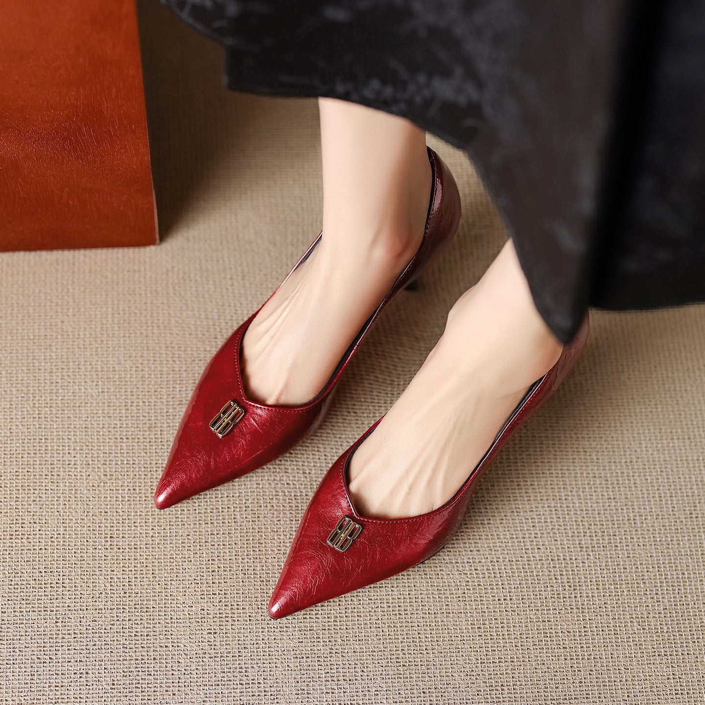 Anna-Berg | Leather Heels