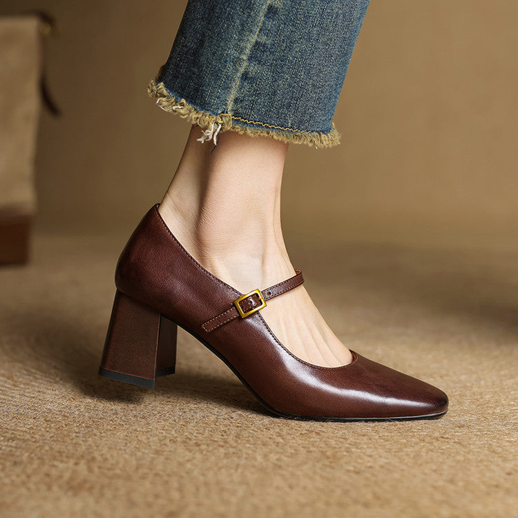 Anna-Berg | Genuine Leather Heels