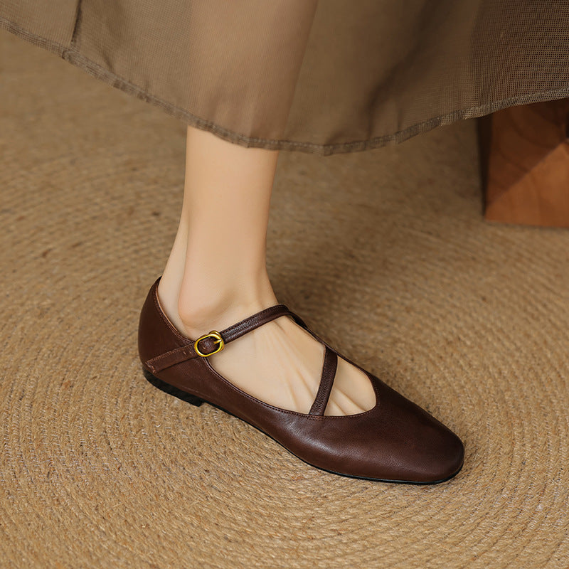 Anna-Berg | Genuine Leather Flats