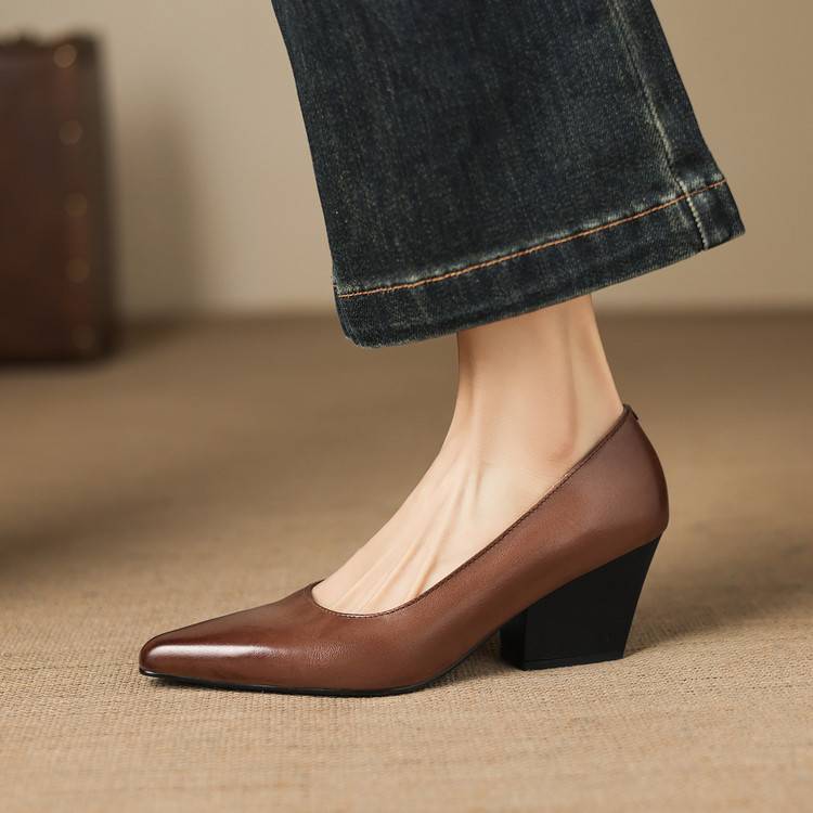 Anna-Berg | Genuine Leather Heels
