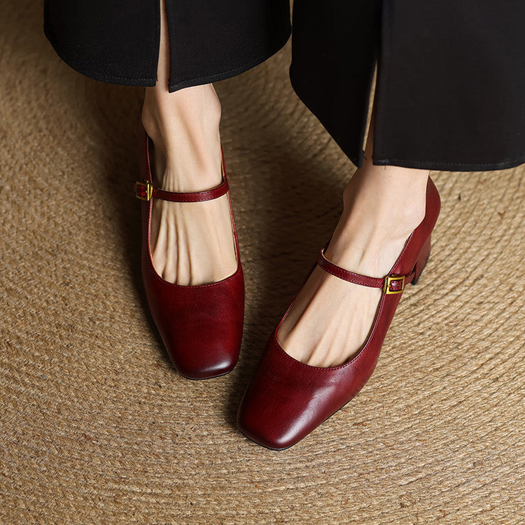 Anna-Berg | Genuine Leather Heels