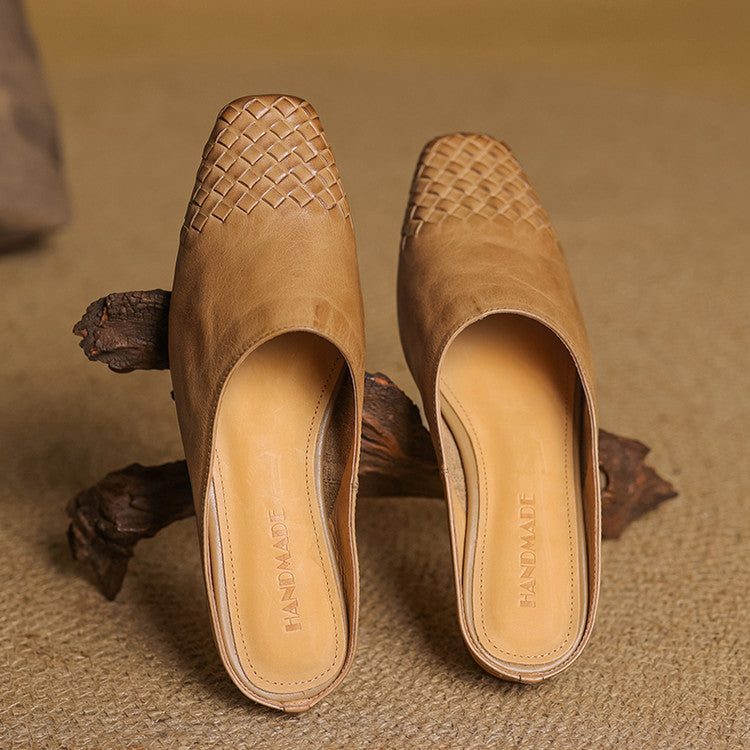 Anna-Berg | Mules + Genuine Leather