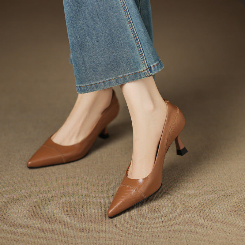 Anna-Berg | Genuine Leather Heels
