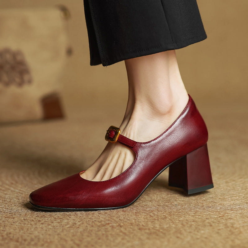 Anna-Berg | Genuine Leather Heels