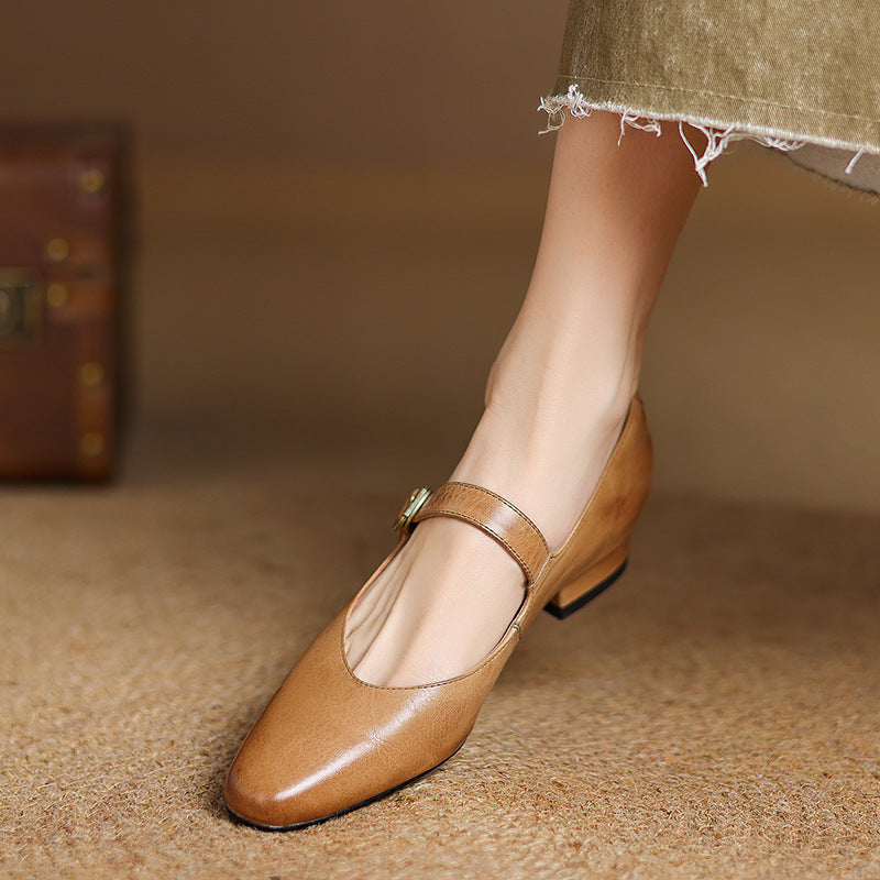 Anna-Berg | Genuine Leather Heels