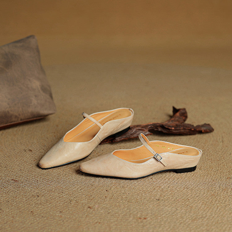 Anna-Berg | Mules + Genuine Leather