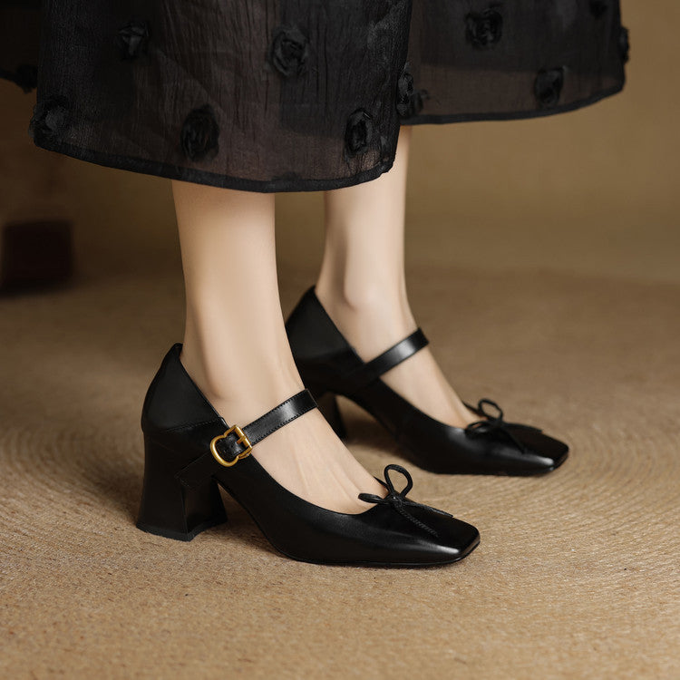 Anna-Berg | Genuine Leather Heels