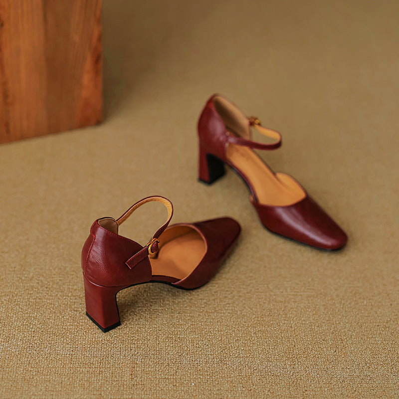 Anna-Berg | Genuine Leather Heels