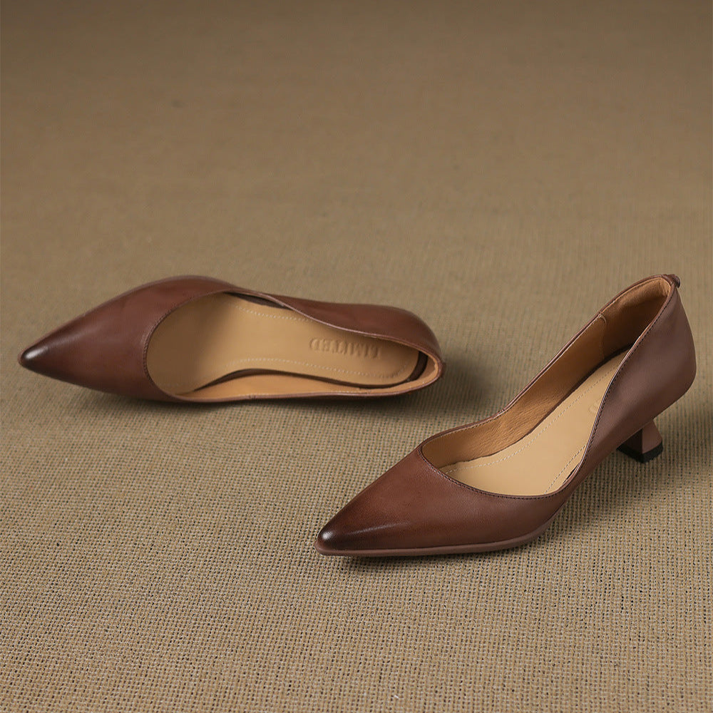 Anna-Berg | Leather Heels