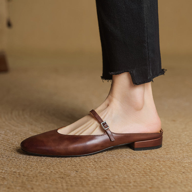Anna-Berg | Genuine Leather Mules