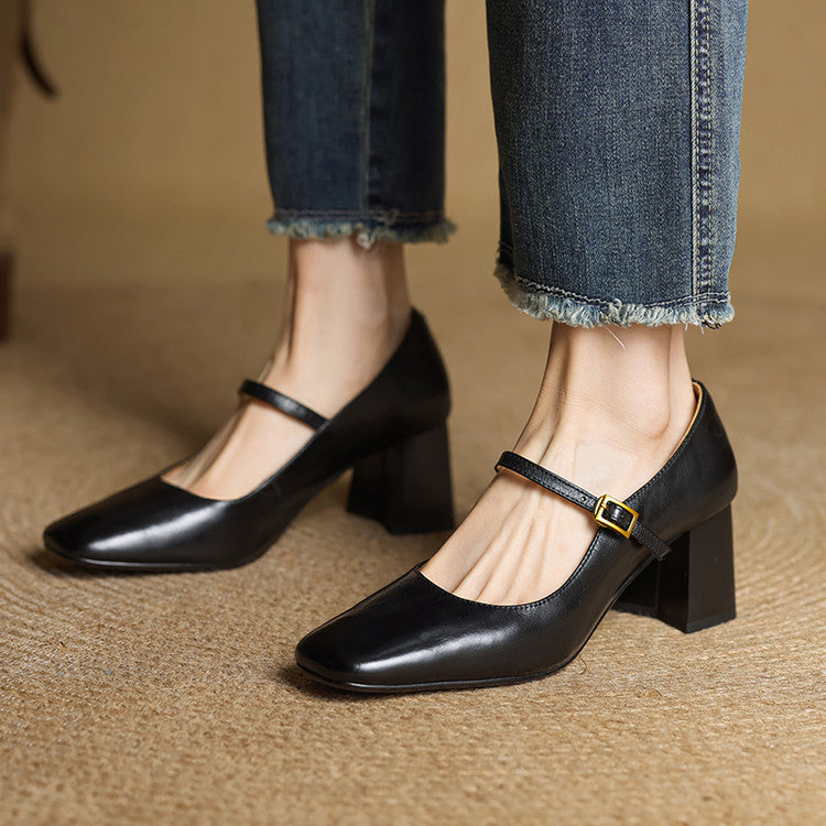 Anna-Berg | Genuine Leather Heels