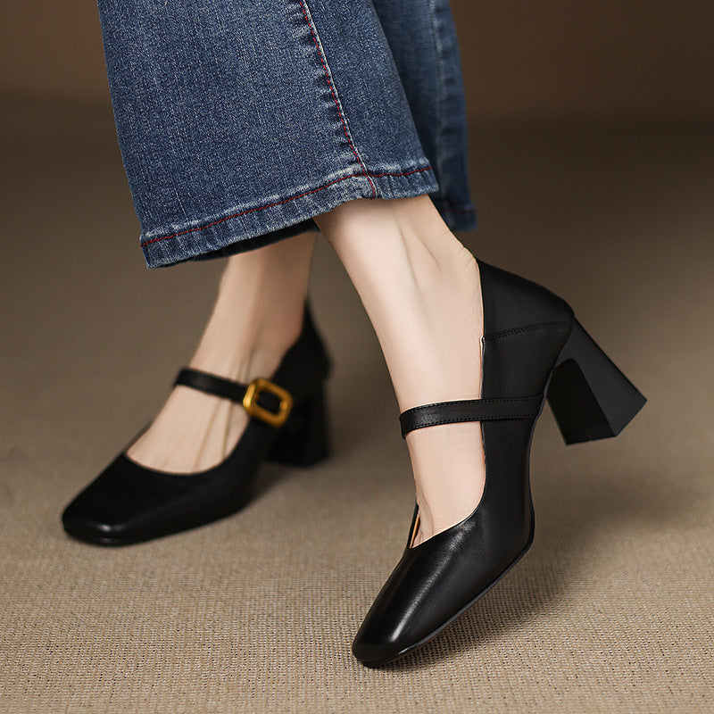 Anna-Berg | Genuine Leather Heels