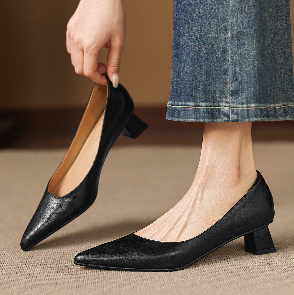 Anna-Berg | Genuine Leather Heels