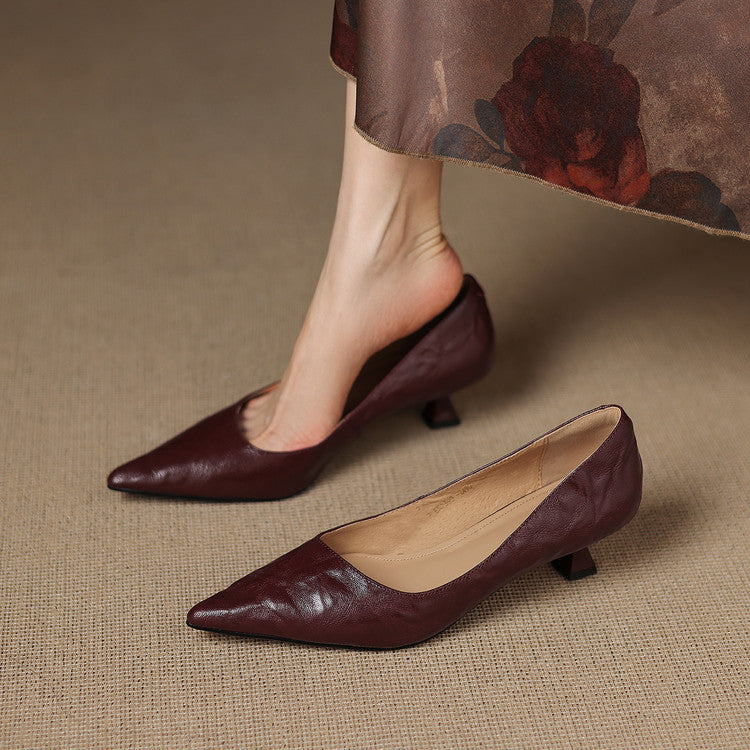 Anna-Berg | Genuine Leather Heels