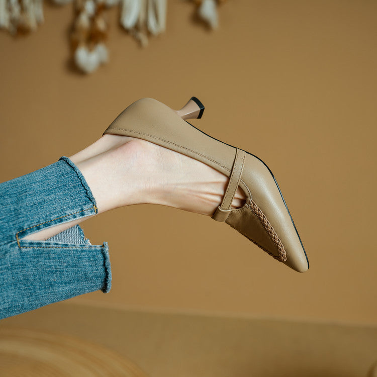 Anna-Berg | Genuine Leather Heels