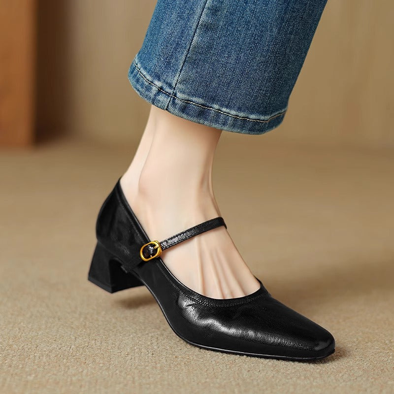 Anna-Berg | Genuine Leather Heels