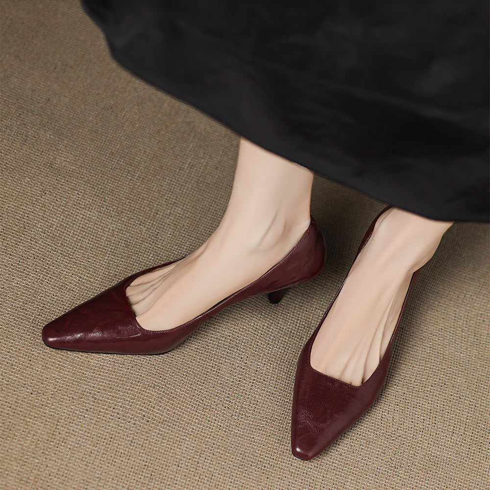 Anna-Berg | Genuine Leather Heels