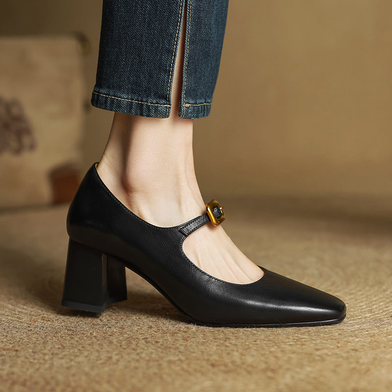 Anna-Berg | Genuine Leather Heels