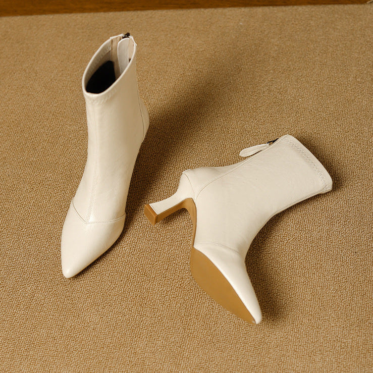 Anna-Berg | Leather Ankle Boots