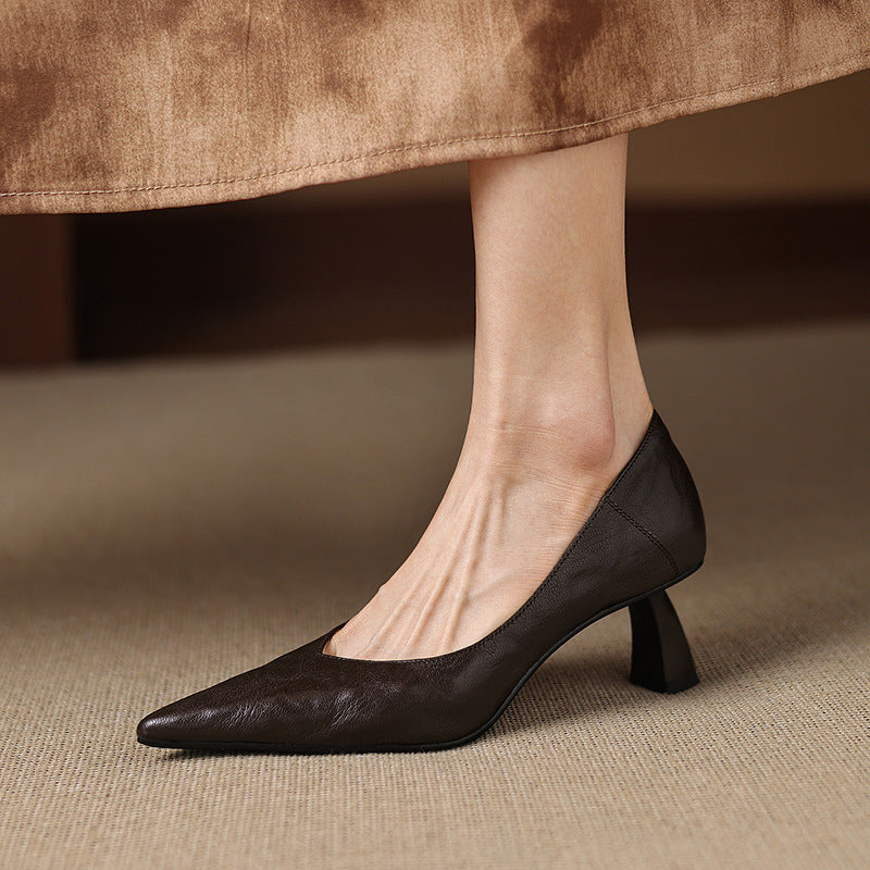 Anna-Berg | Genuine Leather Heels
