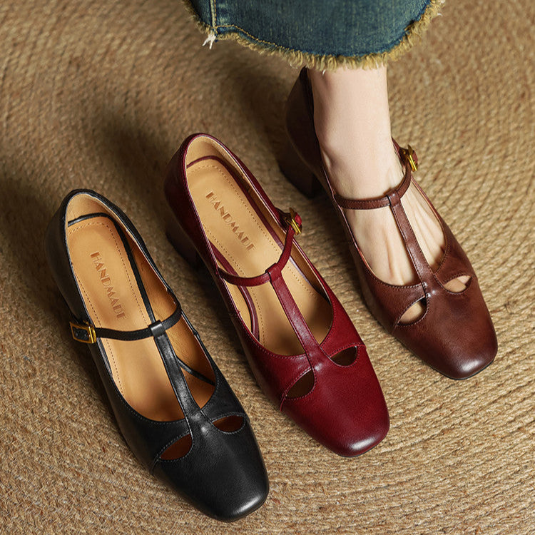Anna-Berg | Genuine Leather Heels