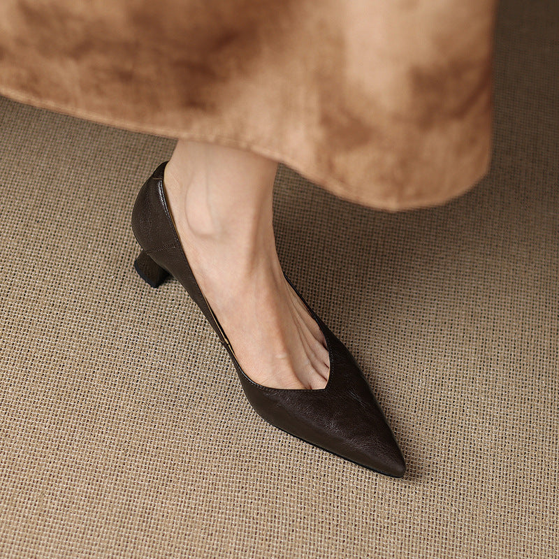 Anna-Berg | Genuine Leather Heels