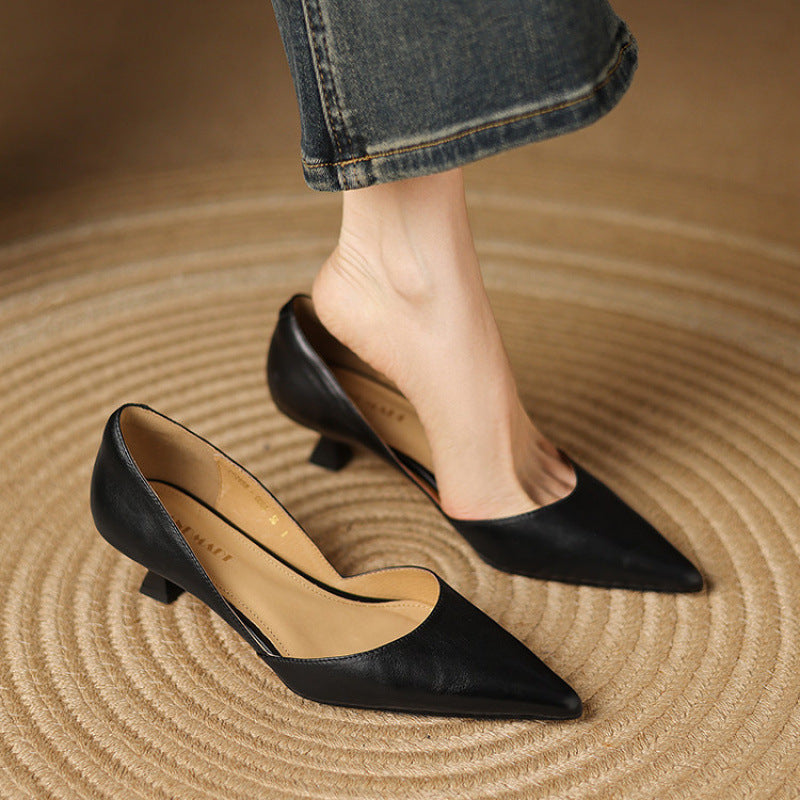 Anna-Berg | Genuine Leather Heels