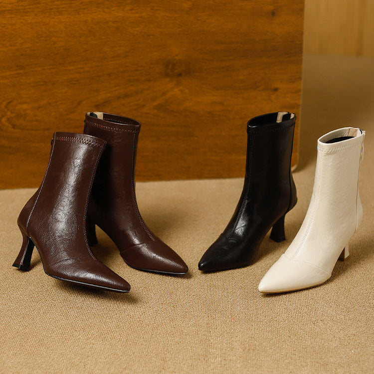 Anna-Berg | Leather Ankle Boots